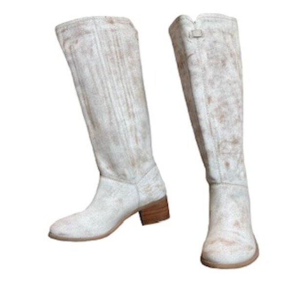 beautiful Boots! DIBA TRUE WEEK DAY Distressed knee High butter soft Leather 8.5 - Picture 3 of 7